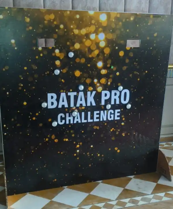 Batak Pro reaction wall ready for guests in Noida