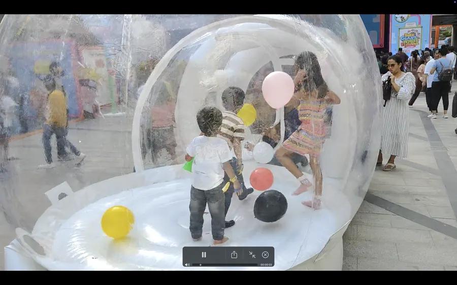 Bubble House rental setup for parties and corporate events in Noida