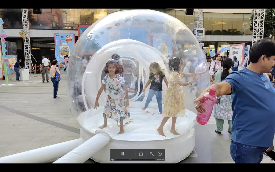Bubble House game zone ready for guest engagement in Noida