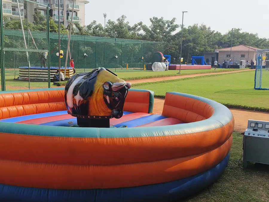 Bull Ride Game game zone ready for guest engagement in Lucknow