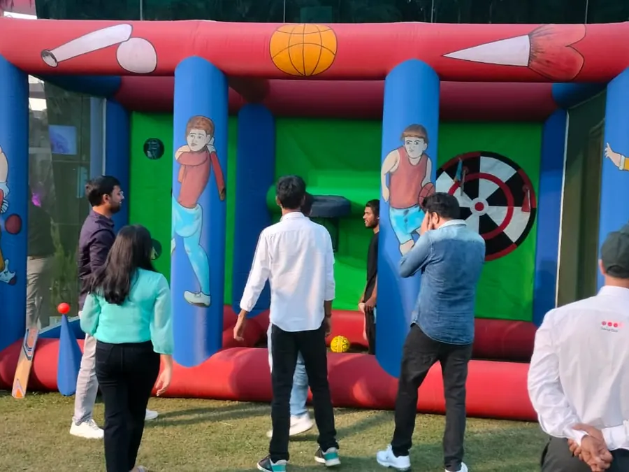 Carnival Games setup prepared for an event in Delhi