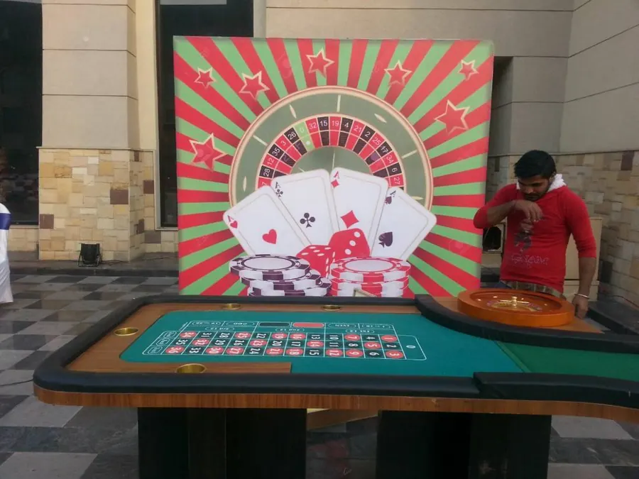Casino Table Game rental setup for parties and corporate events in Chandigarh