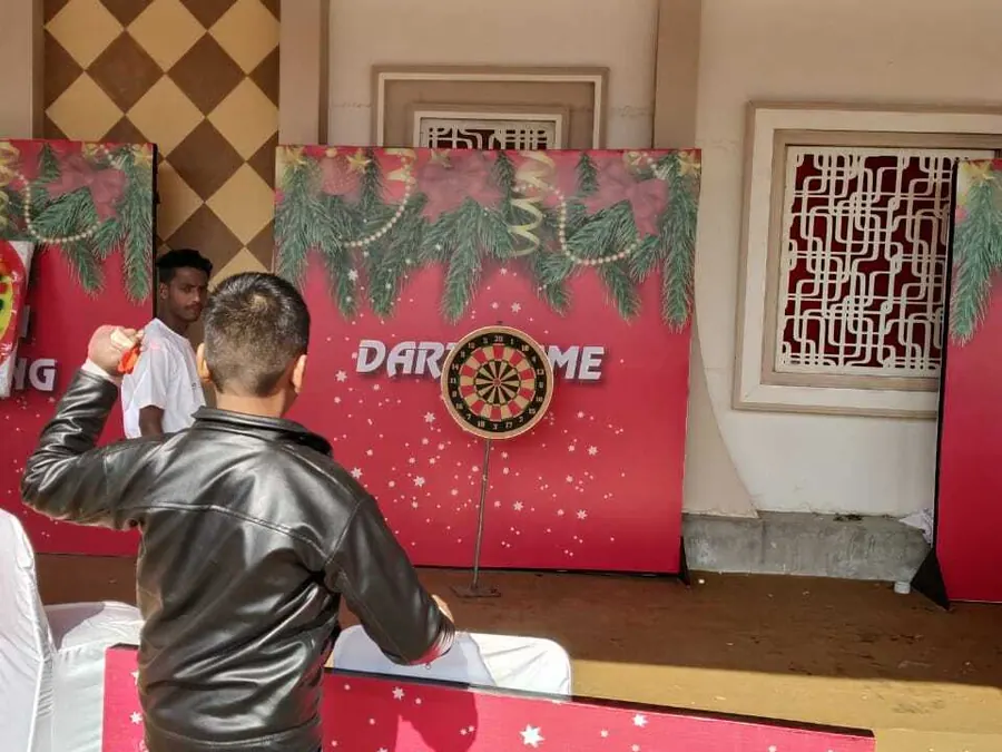 Dart Game setup prepared for an event in Jaipur