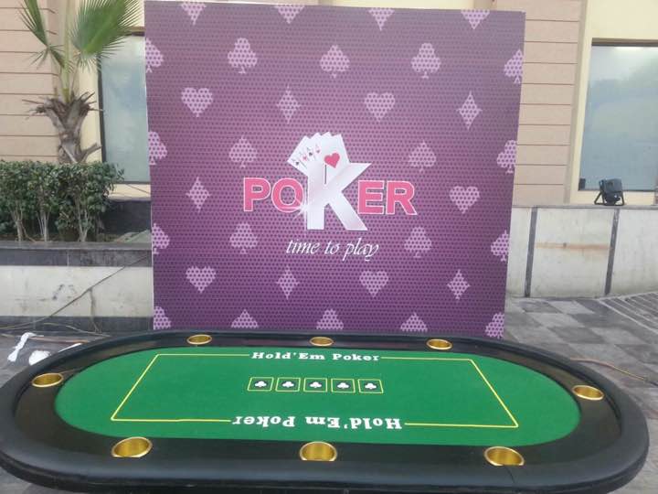 Poker casino table setup for Delhi events Poker casino table setup for Delhi events