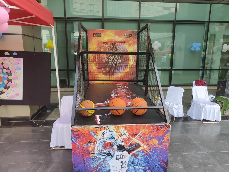 Electronic Basketball Game game zone ready for guest engagement in Jaipur