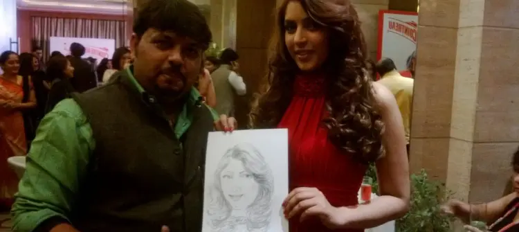 Hire a Caricature Artist in Gurgaon โ Live Sketching for Events, digital caricature artist in Gurgaon