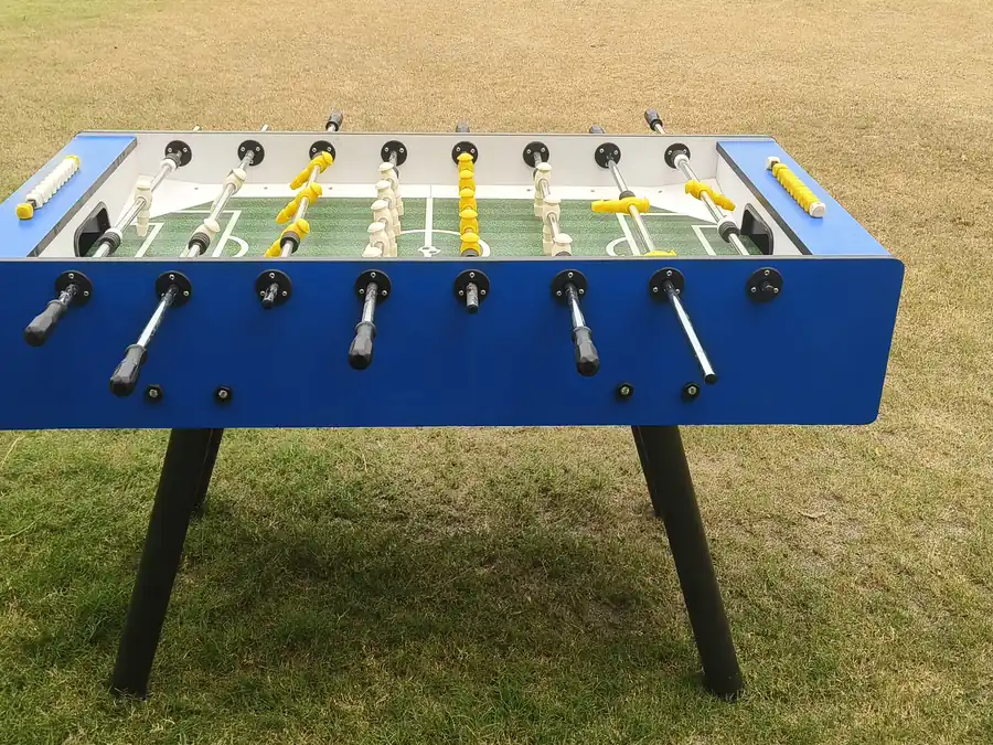 Guests enjoying foosball table during a Jaipur celebration