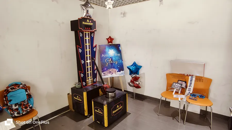 Hammer Arcade Game game zone ready for guest engagement in Chandigarh