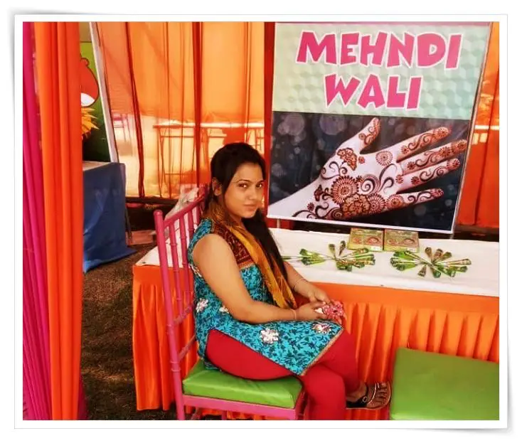 Mehndi Artist artist service for events in Goa