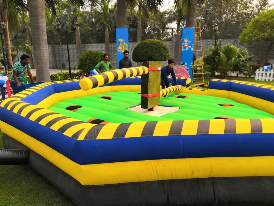 Meltdown Game setup prepared for an event in Noida