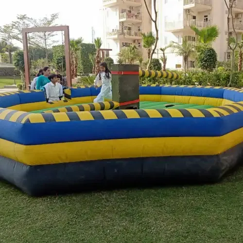Event-ready meltdown game setup by Page One Memories in Noida