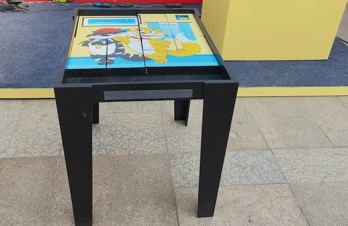 Event-ready puzzle game setup by Page One Memories in Chandigarh