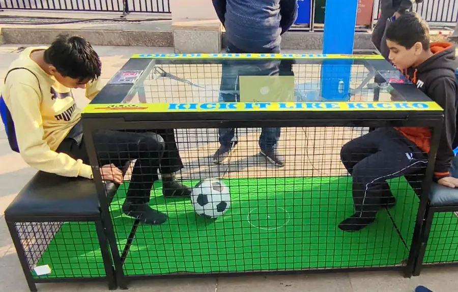 Subsoccer Game setup prepared for an event in Chandigarh
