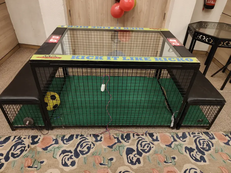 Guests enjoying subsoccer game during a Chandigarh celebration