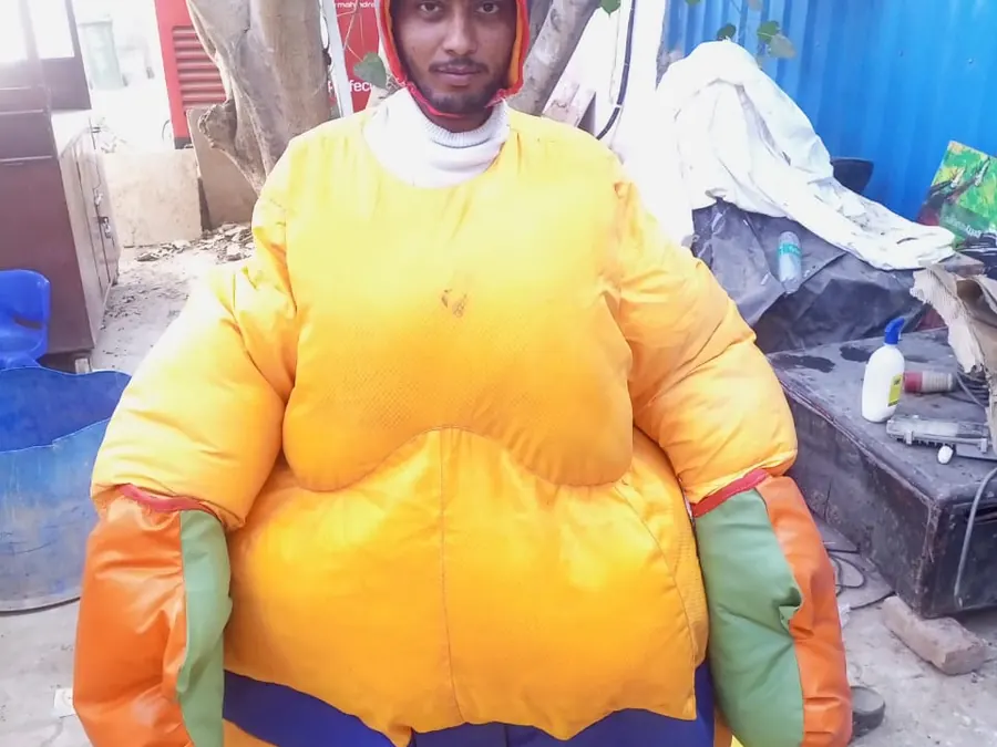 Page One Memories sumo suit game equipment