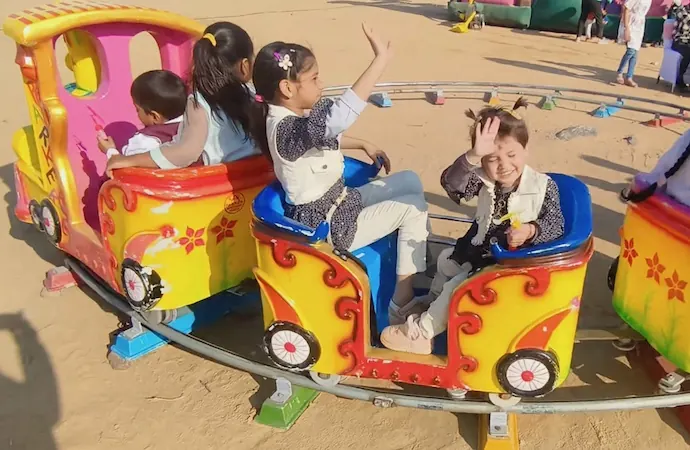 Train Ride rental setup for parties and corporate events in Chandigarh