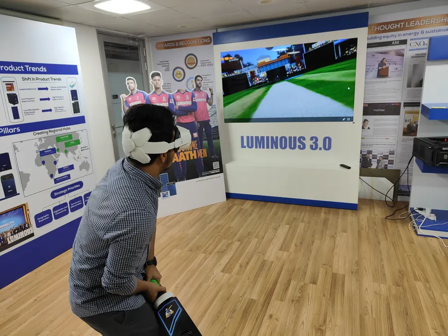Event-ready vr games setup by Page One Memories in Kanpur