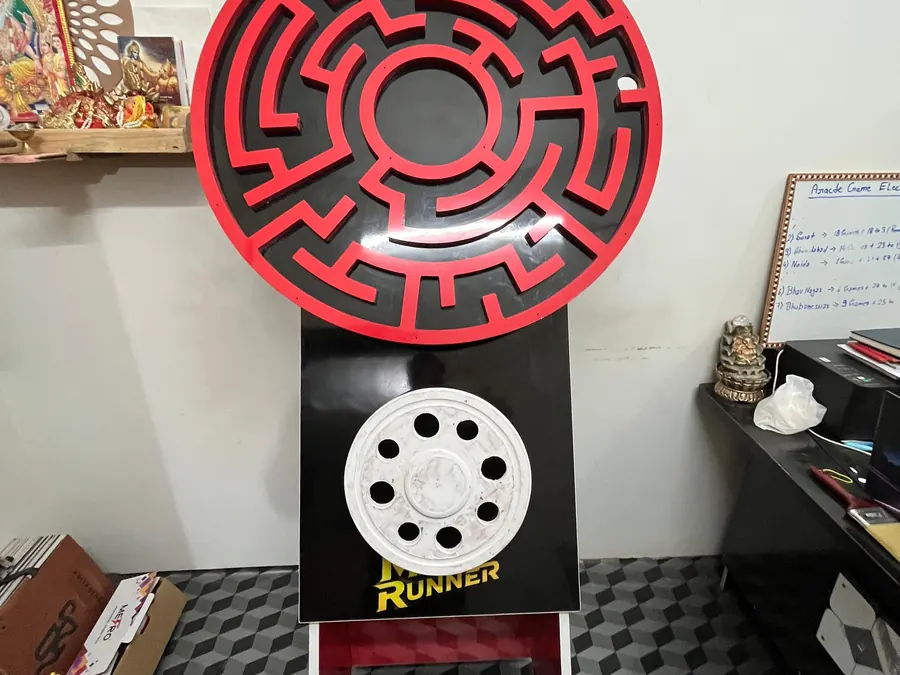 Wooden Games setup prepared for an event in Noida