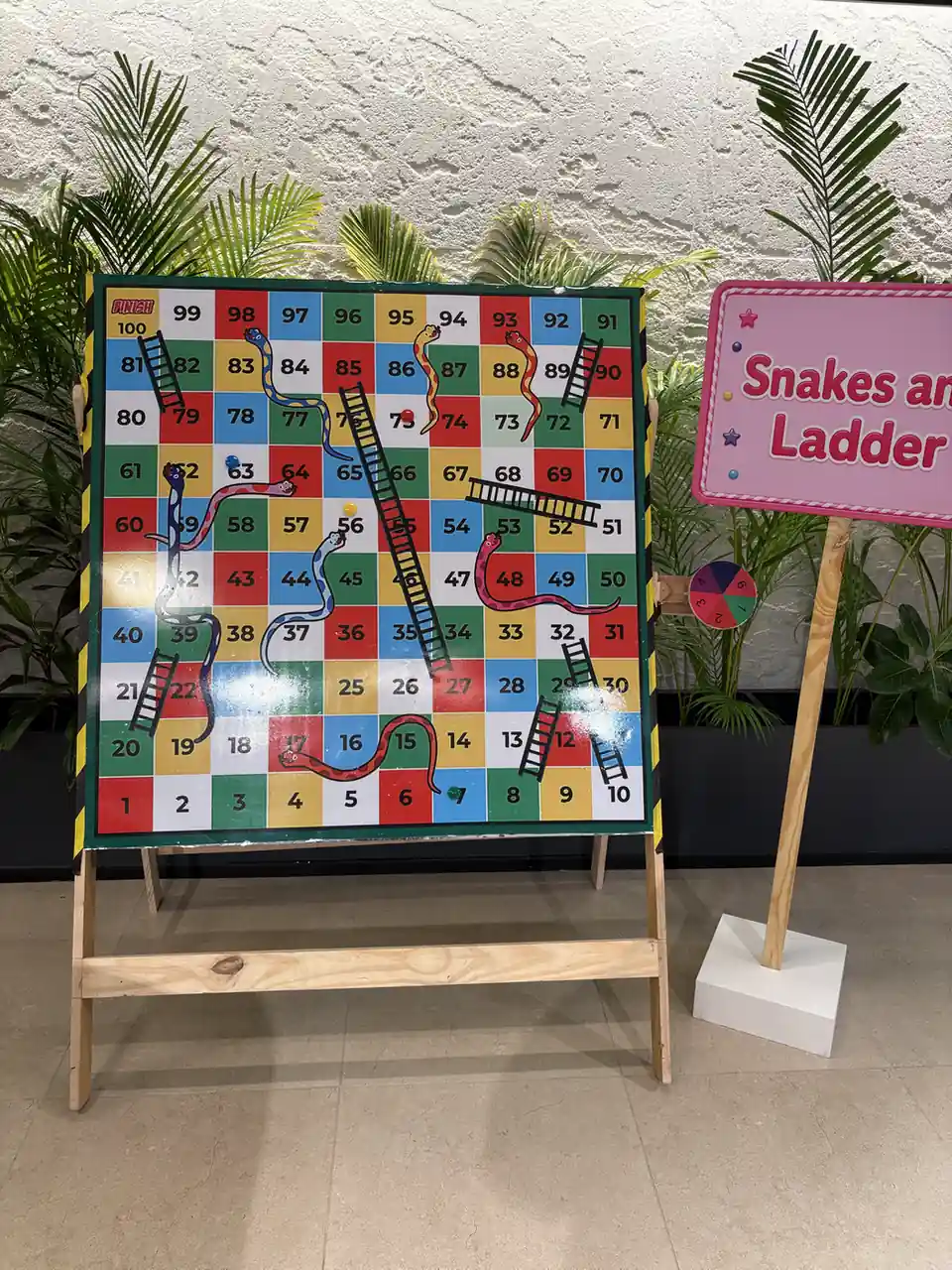 Wooden Snake and Ladder wooden game on rent in Noida